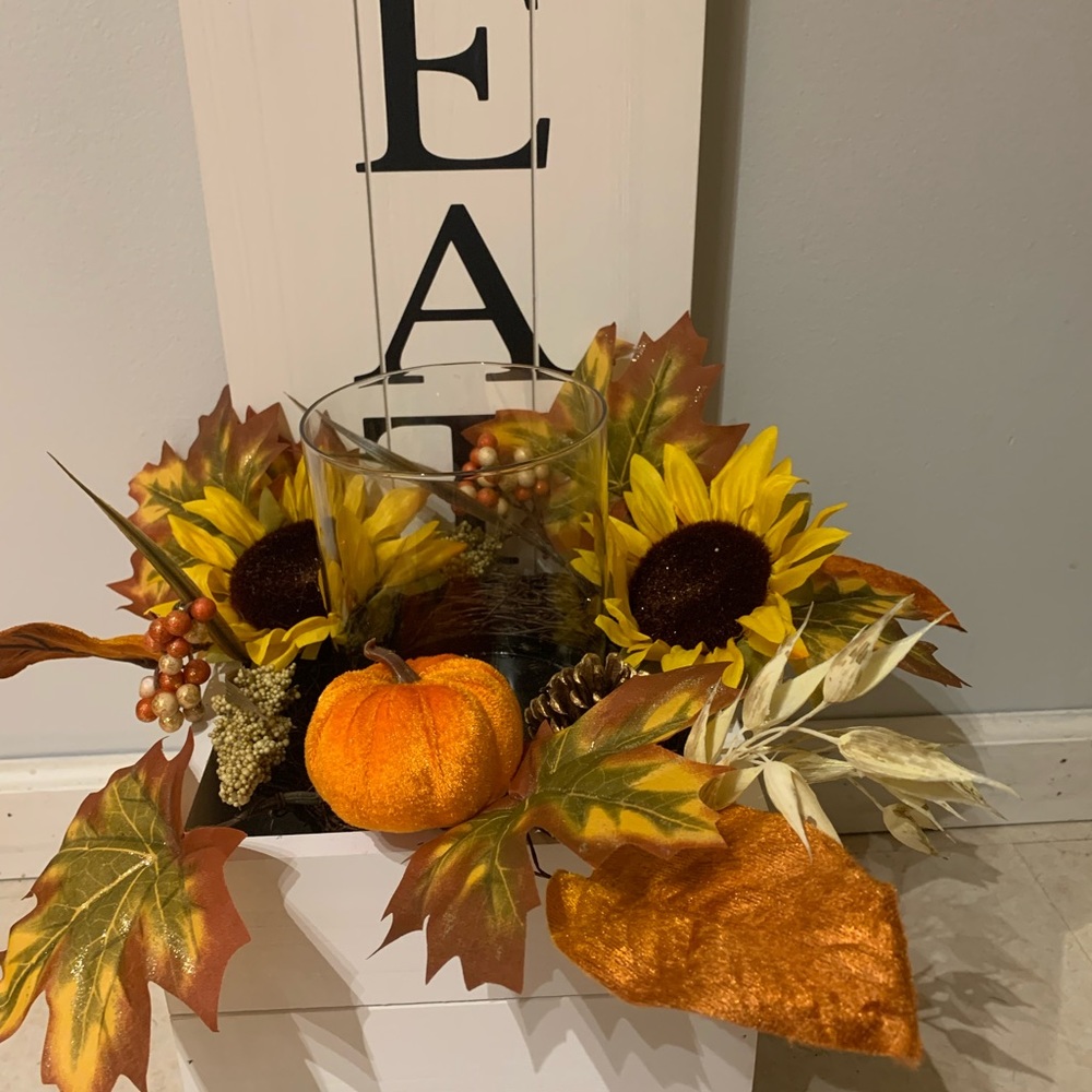 Harvest candle holder